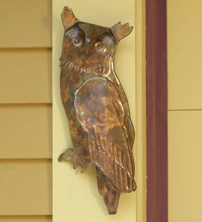 Flamed Owl Wall Decor 1 Flamed Owl Wall Decor