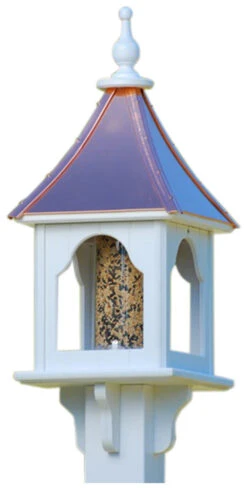 Copper Roof Bird Feeder - Square 28x10 -Pet Supplies Store BF 10 SQ BC