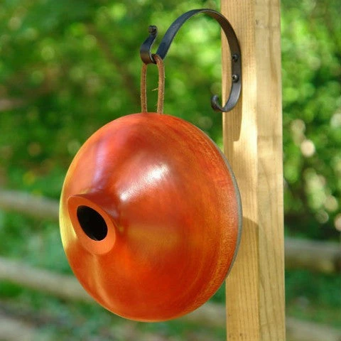 Ellipse Wooden Birdhouse- 3 Colors 1 Ellipse Wooden Birdhouse- 3 Colors
