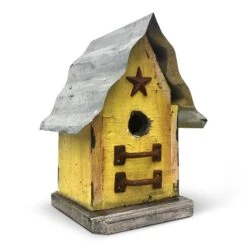 Barn Wood & Tin Rustic Birdhouses 19 Barn Wood & Tin Rustic Birdhouses -Pet Supplies Store BarnWood Tin Rustic Birdhouse