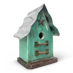 Barn Wood & Tin Rustic Birdhouses 28 Barn Wood & Tin Rustic Birdhouses -Pet Supplies Store Barnwood Rustic Birdhouse
