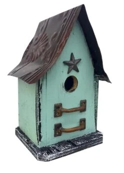 Barn Wood & Tin Rustic Birdhouses 21 Barn Wood & Tin Rustic Birdhouses -Pet Supplies Store Batrn Wood Tin Rustic Birdhouse