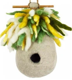 Felted Wool Birdhouse-Hermit Hut