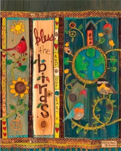 20" Vinyl Art Poles - 7 Designs 22 20" Vinyl Art Poles - 7 Designs -Pet Supplies Store Earths Music Art Pole Detail