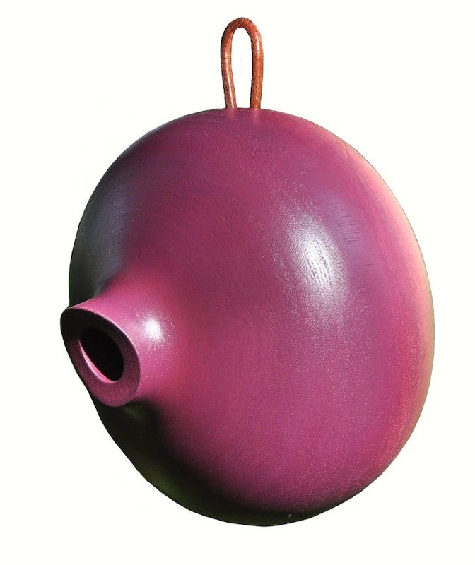 Ellipse Wooden Birdhouse- 3 Colors 3 Ellipse Wooden Birdhouse- 3 Colors - Image 3