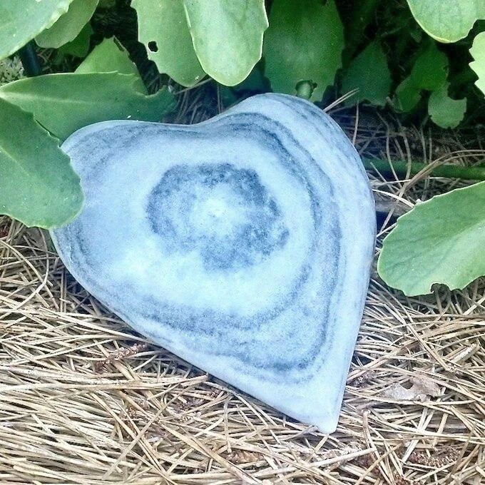 Large Marble Garden Heart 1 Large Marble Garden Heart