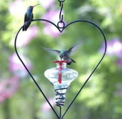 Mini-Blossom Heart Hummingbird Feeder