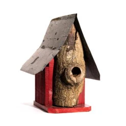 Natural Log Front Birdhouses 12 Natural Log Front Birdhouses -Pet Supplies Store Natural Log Front Birdhouse 2A