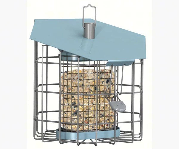 Nuttery Caged Suet Feeder 1 Nuttery Caged Suet Feeder