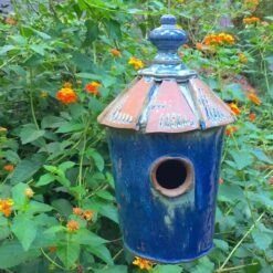 Pottery Cottage Birdhouse