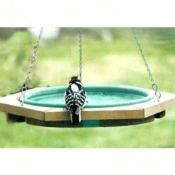 Classic Hanging Wood Bird Bath 5 Classic Hanging Wood Bird Bath -Pet Supplies Store SE504