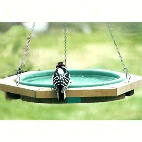 Classic Hanging Wood Bird Bath 3 Classic Hanging Wood Bird Bath - Image 3