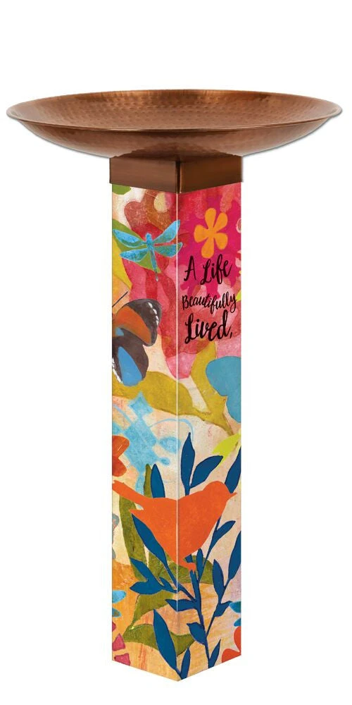 Sentimental Journey Tall Bird Bath 1 Sentimental Journey Tall Bird Bath