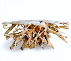 Teak Root Console Table -Pet Supplies Store Teak Root Console 73 inch