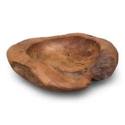 Natural Teak Root Bowls- 2 Sizes -Pet Supplies Store Teak wood bowl 10 sm