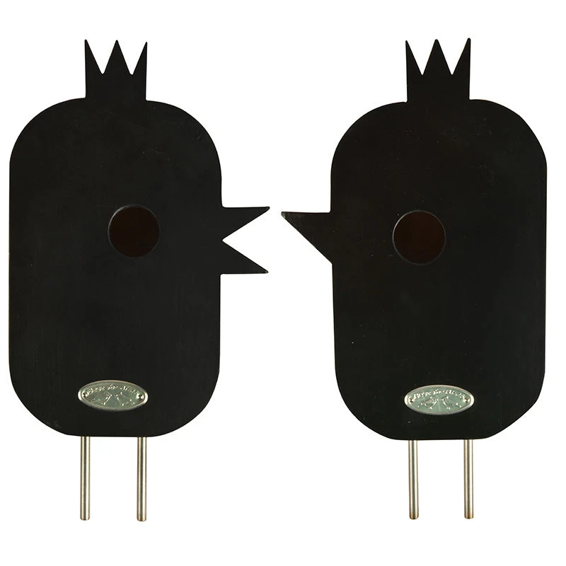 ESSCHERT DESIGN Birdies Wren Birdhouse Set 2 ESSCHERT DESIGN Birdies Wren Birdhouse Set - Image 2