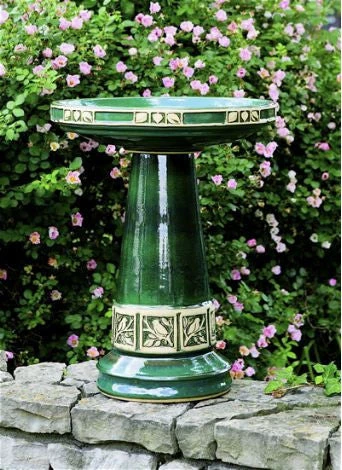 Zanesville Bird Bath With Locking Top- 2 Colors 2 Zanesville Bird Bath With Locking Top- 2 Colors - Image 2