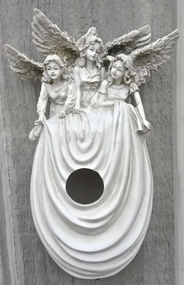 Angels Over Me Birdhouse 1 Angels Over Me Birdhouse