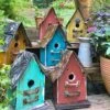 Barn Wood & Tin Rustic Birdhouses