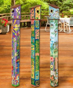 Birdhouse Art Poles 6 Ft. Post 17 Birdhouse Art Poles 6 Ft. Post -Pet Supplies Store birdhouse art poles 6 ft