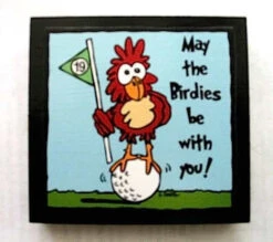 Birdies Golf Plaque