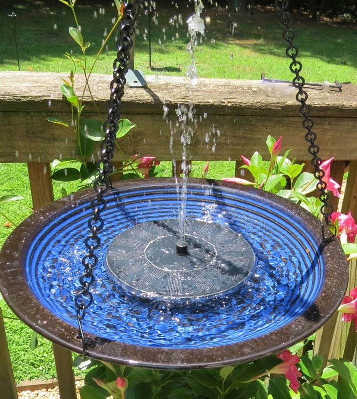 Solar Bird Bath With Stand 3 Solar Bird Bath With Stand - Image 3
