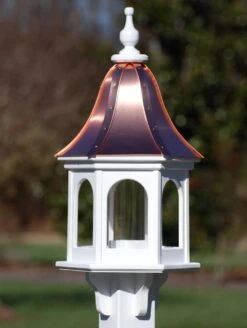 Copper Roof Gazebo Bird Feeder Bell Shape - 28x12