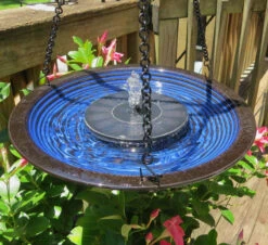 Solar Bird Bath With Stand 8 Solar Bird Bath With Stand -Pet Supplies Store hanging solar bird bath blue 58e3595c f05a 47d5 af9a 9a56907fce45