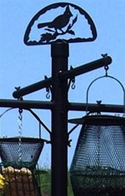 Squirrel Stopper 8-Arm Bird Feeder Pole 3 Squirrel Stopper 8-Arm Bird Feeder Pole - Image 3