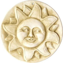 Sun Face Garden Plaque