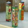 20" Vinyl Art Poles - 7 Designs